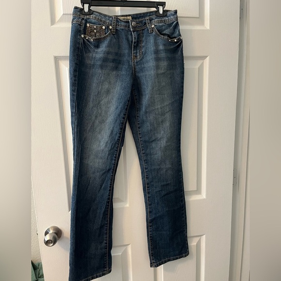 Earl Jeans Blue Straight Leg Classic Denim - Picture 1 of 7